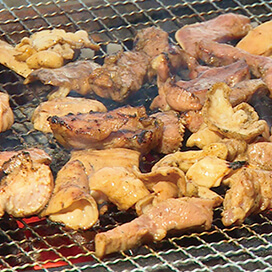 Hormone-yaki (broiled organs)